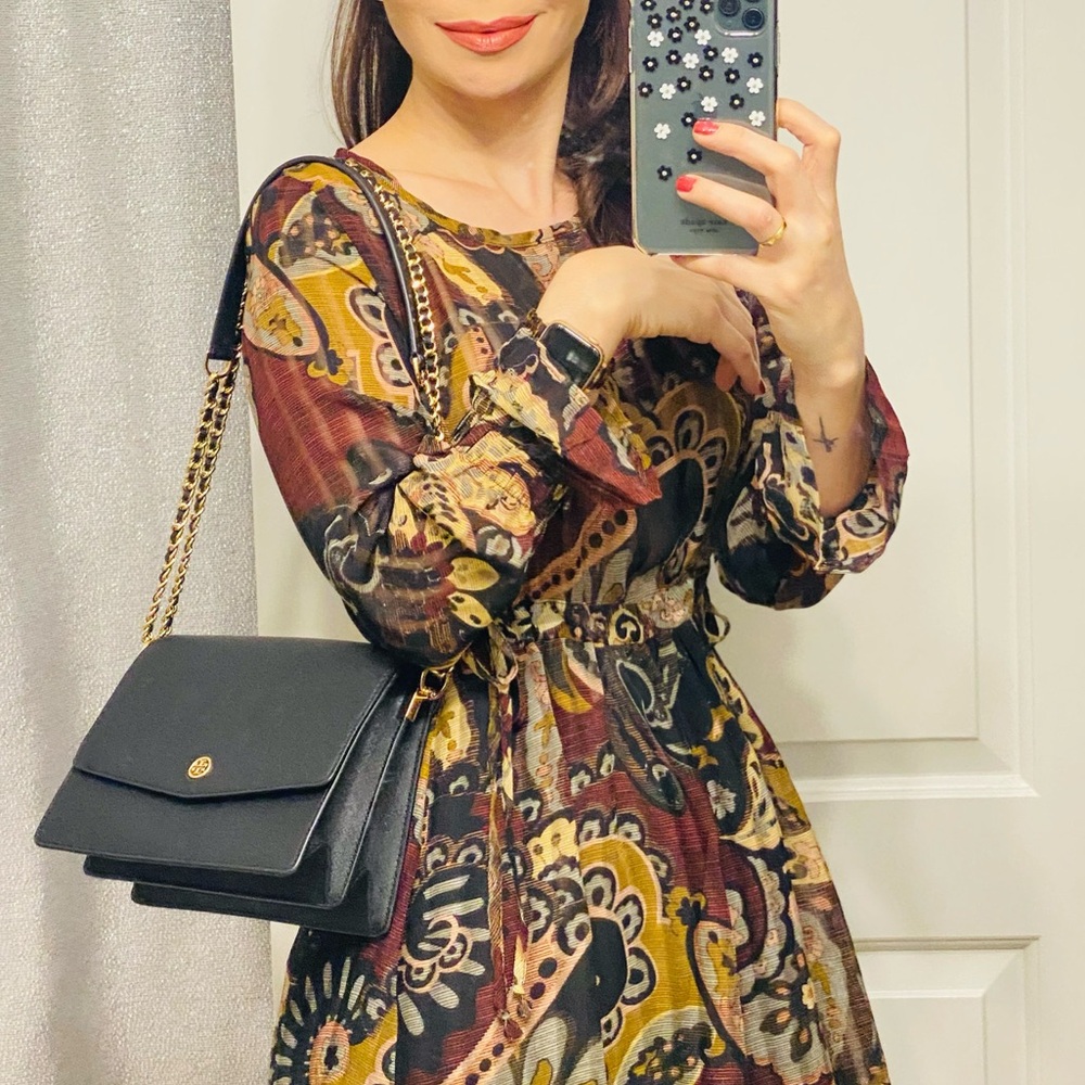 Buffalo David Bitton Paisley Long Sleeve Dress